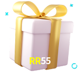 Receba seus bônus de boas-vindas no RR55
