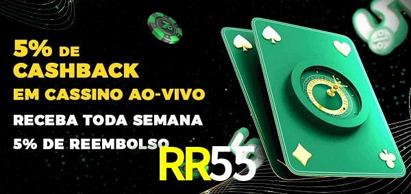 Promoções do cassino ao Vivo RR55